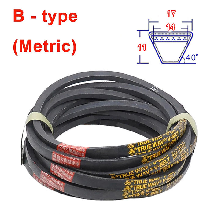 Type B Rubber Triangle Belt B25-B35 – Heavy-Duty V-Belt for Industrial Applications