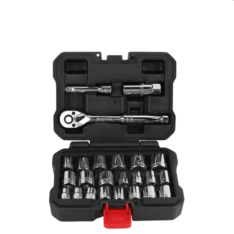 24/64/108-Piece Tool Set – Wrench &amp; Socket Set with 3/8" Ratchet Wrench