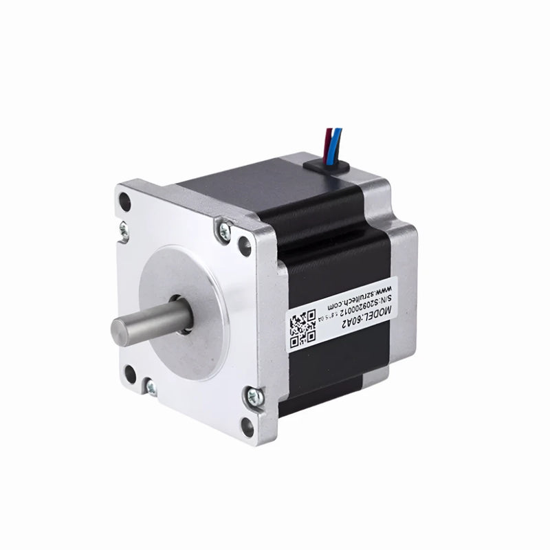 Motor paso a paso Nema 24, 60 mm, 2 fases, 2,2 Nm, 4 A, 4 conductores 
