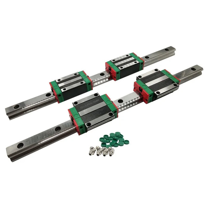 2Pcs HGR25 Linear Guide Rail Kit - 1200mm to 2500mm