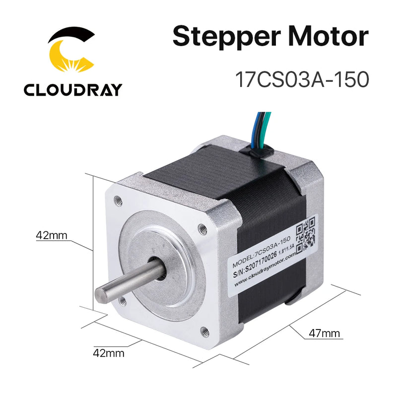 Nema 17 Stepper Motor - 42mm, 30Ncm, 1.5A, 2-Phase, 4-Lead