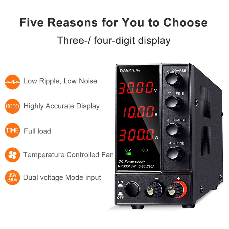 NPS-W Series DC Power Supply – High-Precision, Versatile Voltage Regulator