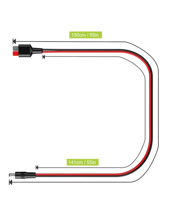 ALLPOWERS DC to Anderson Charging Wires 1.5M Charging Tools For Solar