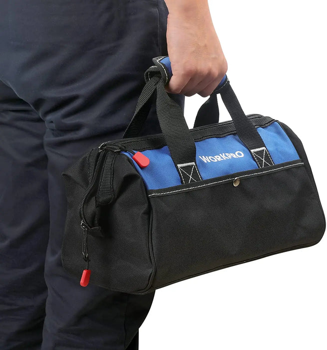 WORKPRO 13 inch Hand Tool Bag 600D Polyester Electrician Bag Tool