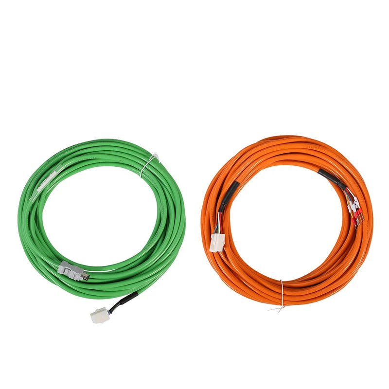 Cable de servomotor Cloudray Fuji 400W 13M línea de codificador + línea de alimentación para 