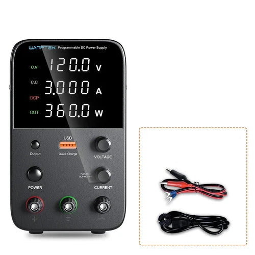 Adjustable DC Power Supply 30V to 160V  Lab Programmable Memory