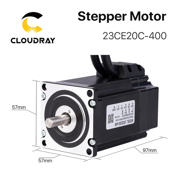 Cloudray Nema 23 Stepper Motor with Encoder – 2.0N.m, Closed Loop Stepper