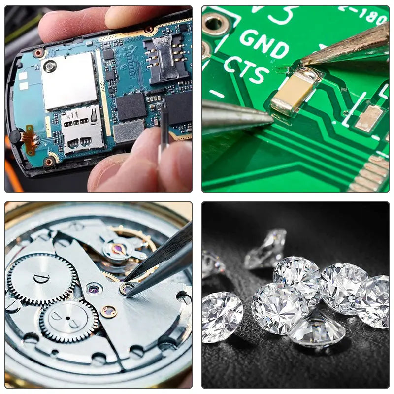 Microscopio trinocular con zoom 7X-45X, microscopio estéreo simul-focal 