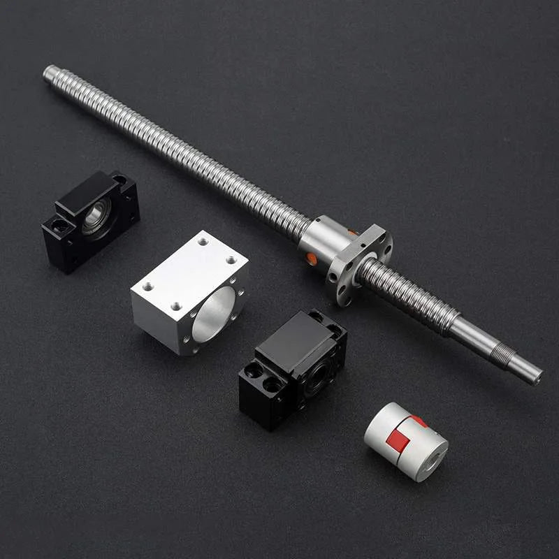 SFU1204 Juego de husillo de bolas laminado SFU1204 C5 con extremo mecanizado + tuerca de bola 