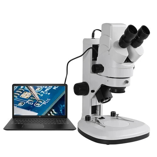 3.5-90X Binocular HD Stereo Microscope with Built-in 3MP Camera and USB Zoom