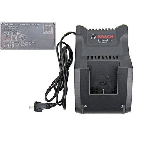 BOSCH 18V/12V Fast Charger – GAL 18V-20, GAL 1880 CV, GAL 1230 CV, and GAL 12V-40