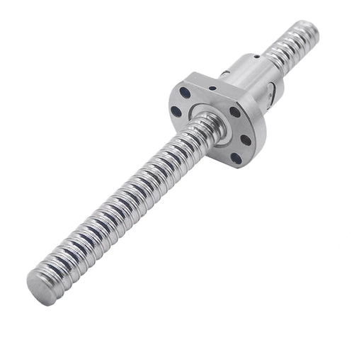 Ballscrew SFU2005 L300mm rolled ball screw C7 with 2005 flange single