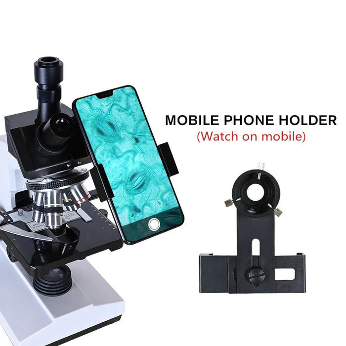 Professional 40x-1600x Biological Trinocular Microscope with HD 7" LCD