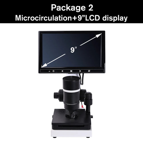 Microcirculation Inspection Microscope – Monocular Capillary Microscope with USB and 7" or 9" LCD Display