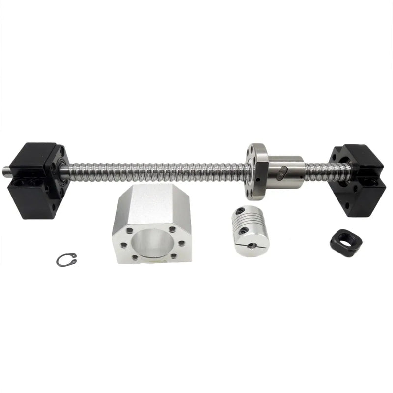 Juego SFU1605: husillo de bolas enrollado C7 SFU1605 con extremo mecanizado + bola 1605 