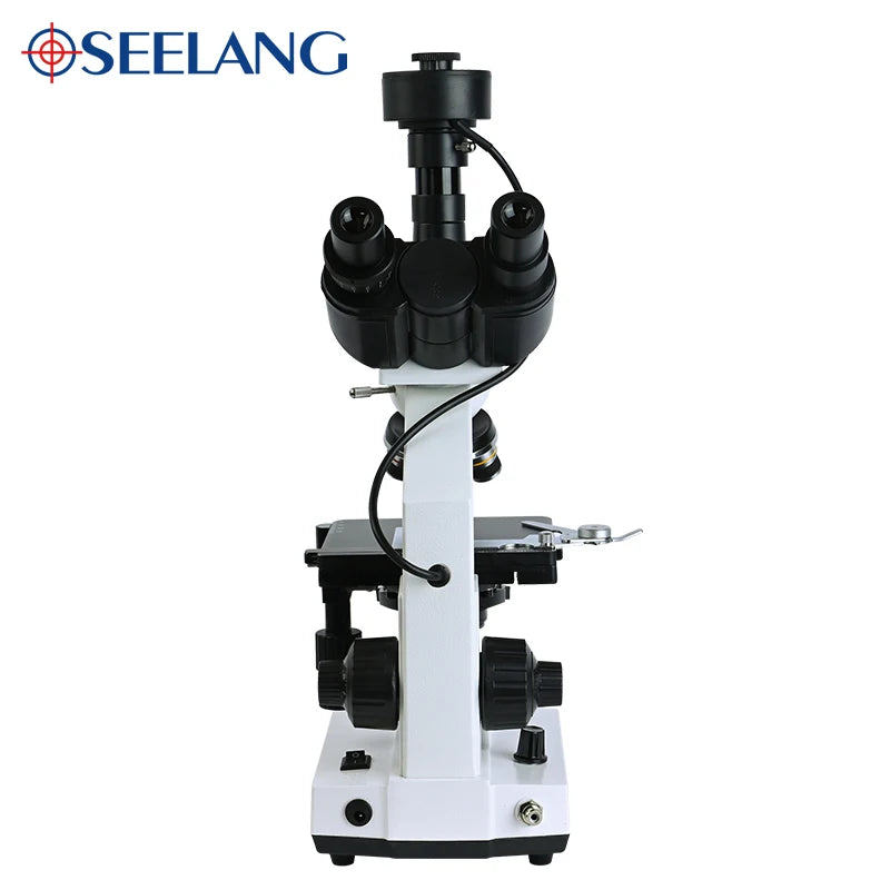 El microscopio biológico binocular del laboratorio del zoom 5MP HD Digital llevó la luz 