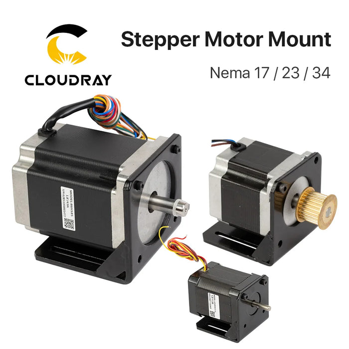 Cloudray Motor Base For NEMA17 NEMA23 NEMA34 Stepper Motor Aluminum