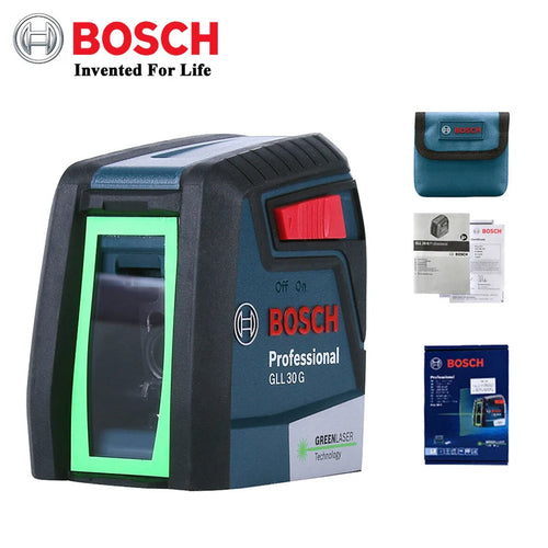 Bosch GLL30G Laser Level with High-Precision Green Light