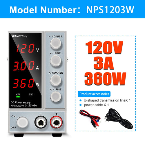 NPS-W Series DC Power Supply – High Precision and Versatility in One Compact Device
