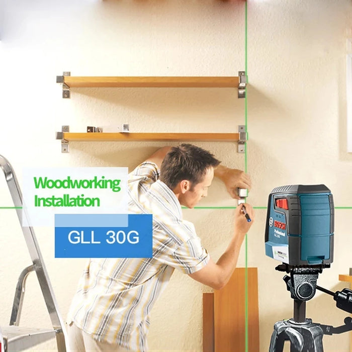 Bosch GLL30G High Precision Two-Line Green Laser Level