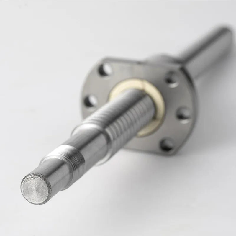 C5 Precision SFU1204 Ball Screw with 1204 Flange &amp; Single Ball Nut - Length 250mm to 1500mm