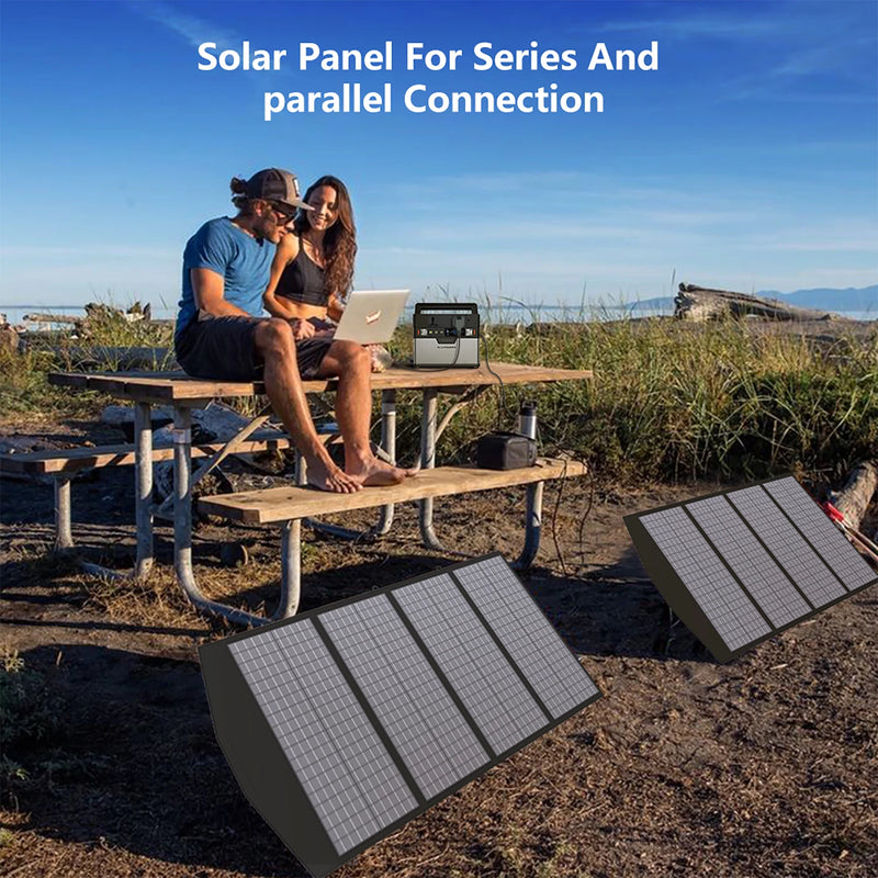 Foldable Solar Panel 60W 100W 140W 200W – Portable Monocrystalline Solar Charger for Power Station & RV