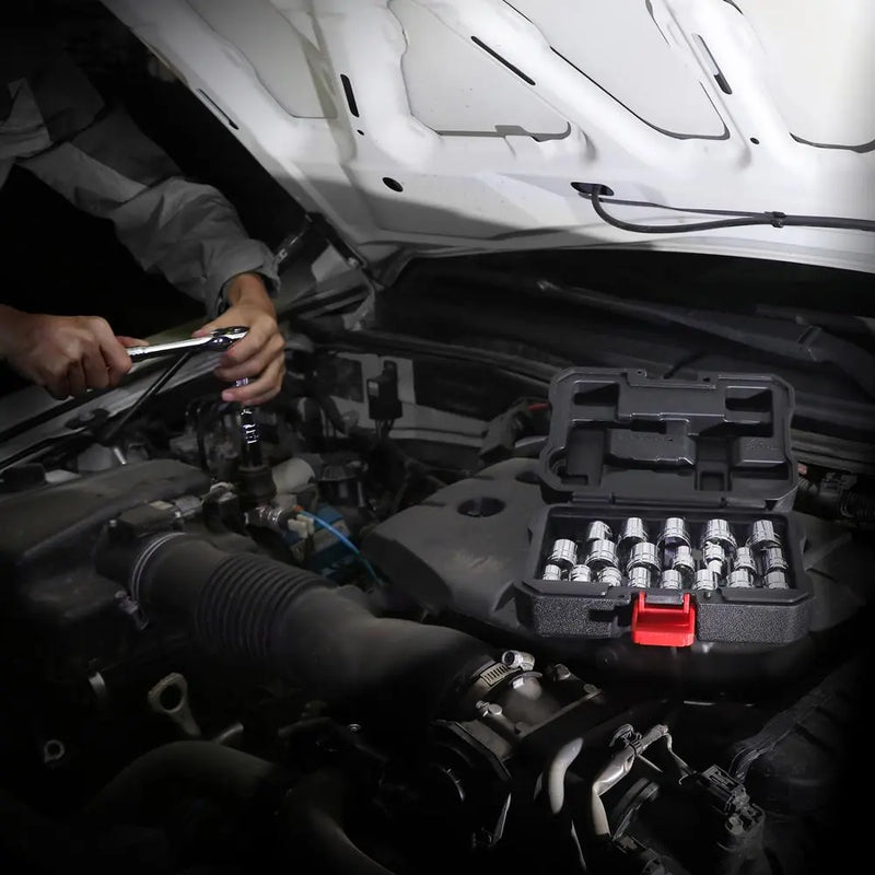 24/64/108-Piece Tool Set – Wrench &amp; Socket Set with 3/8" Ratchet Wrench