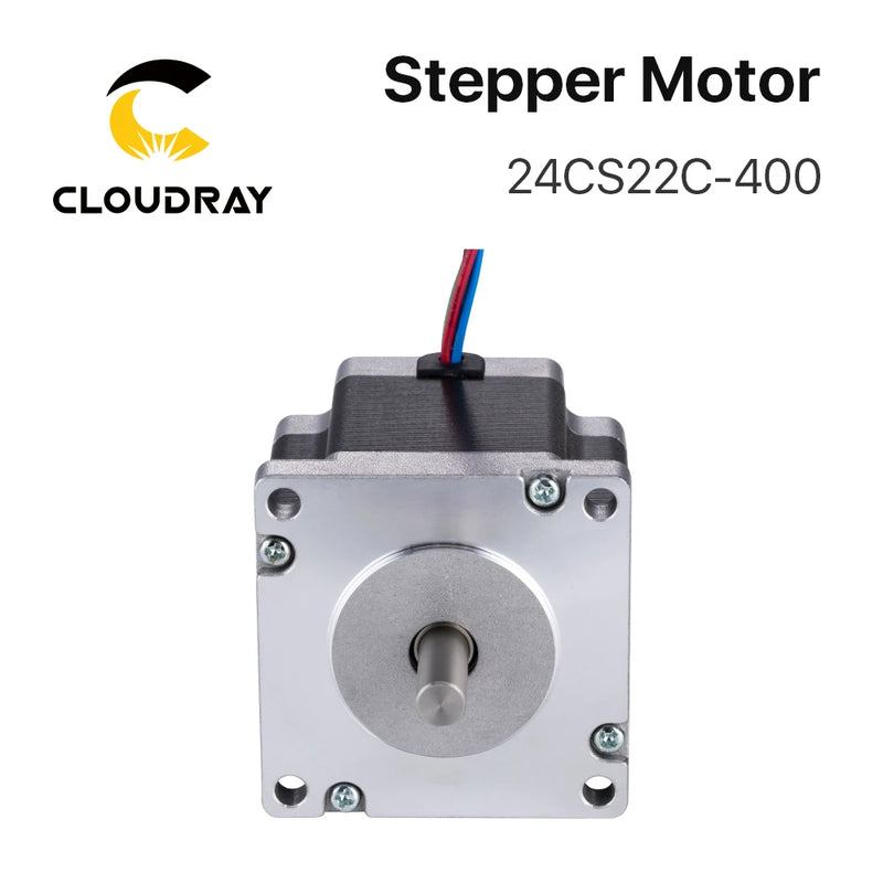 Motor paso a paso Nema 24, 60 mm, 2 fases, 2,2 Nm, 4 A, 4 conductores 