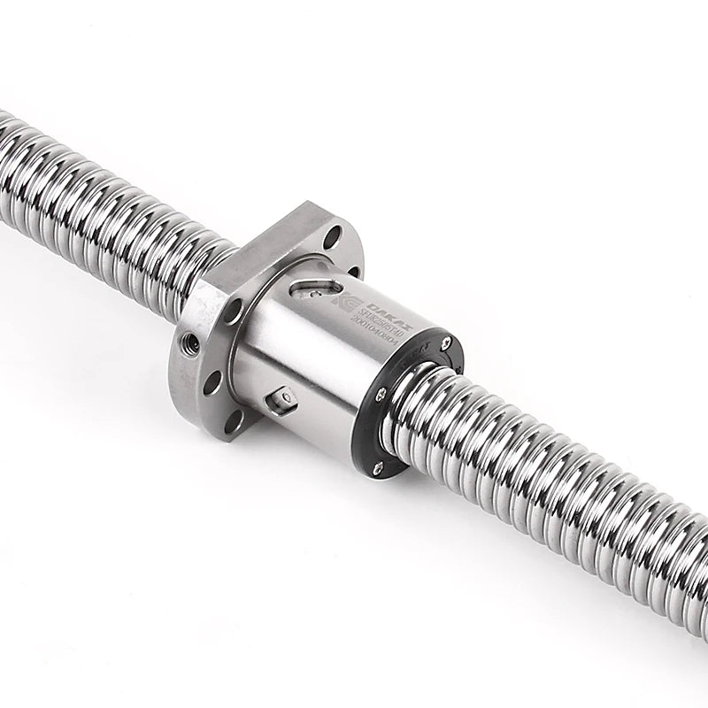 C5 SFU2505 Husillo de bolas Husillo de bolas Husillo de bolas RM2505 Extremo mecanizado CNC 