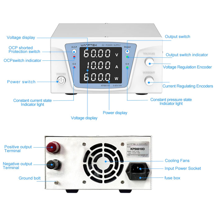 KPS Series High-Power Digital Display Program-Controlled DC Regulated Power Supplies