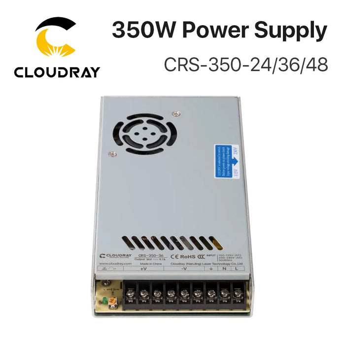 Fuente de alimentación conmutada Cloudray CRS-350 24V 36V 350W 7.2A 9.7A 14.6A 