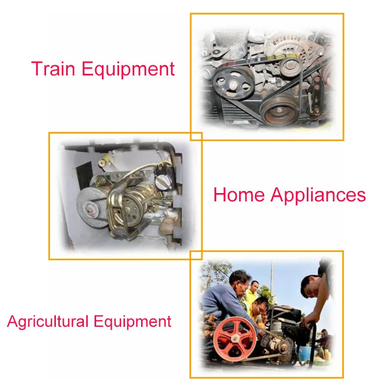 1/2/5PCS A Sección Correa en V Correa triangular A-500mm ~ A-1000mm para 