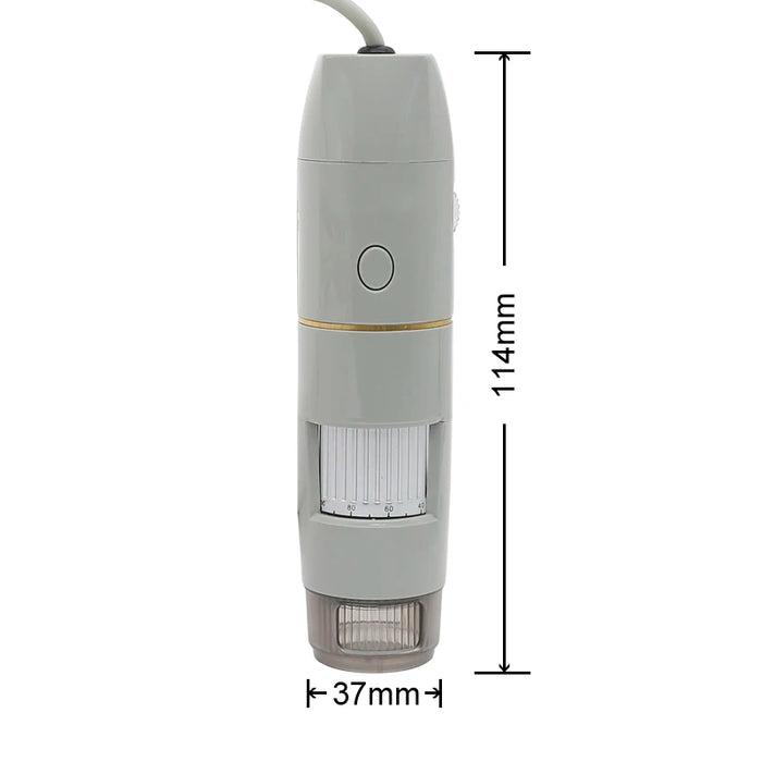 Portable 500X Polarized Light USB Microscope – 5.0MP Digital Camera with 8 LED Lights