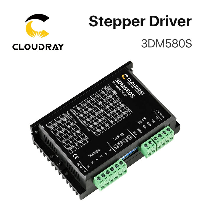 Cloudray 3DM580S 3 Phase Stepper Driver 24-50VDC for Nema 23 Stepping