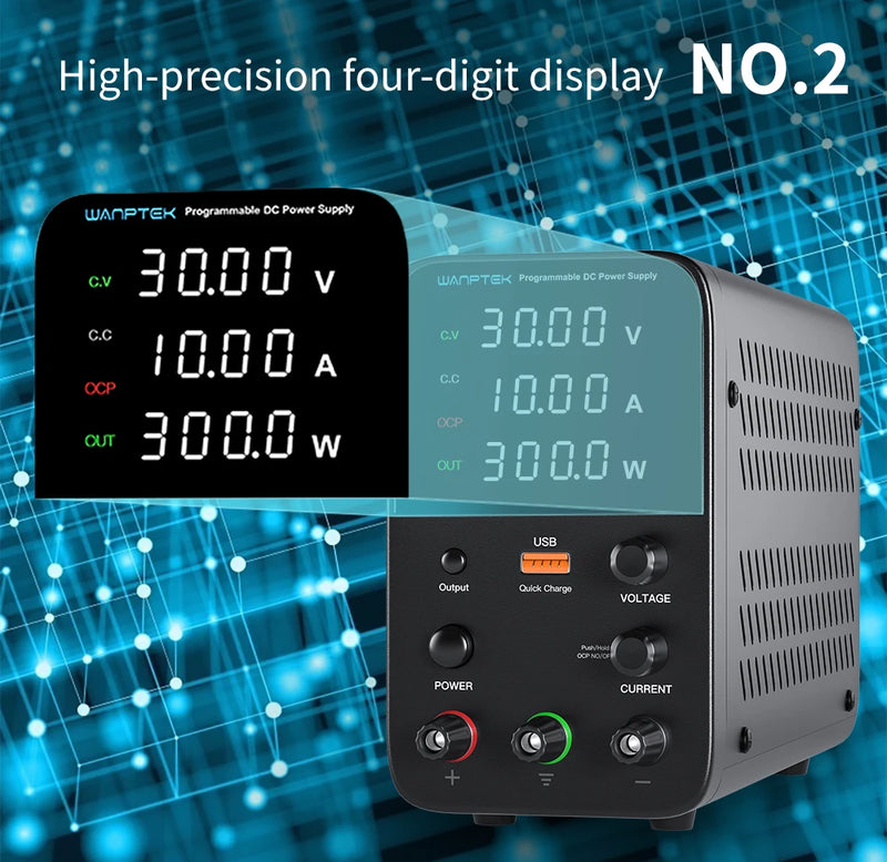 Adjustable DC Bench Power Supply 30V–160V Encoder & Memory Control Lab Voltage Regulator (APS / WPS / NPS Series)