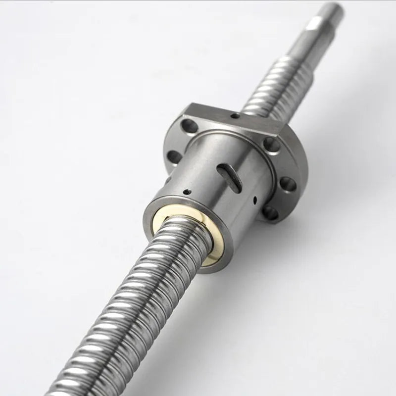 C5 Precision SFU1204 Ball Screw with 1204 Flange &amp; Single Ball Nut - Length 250mm to 1500mm