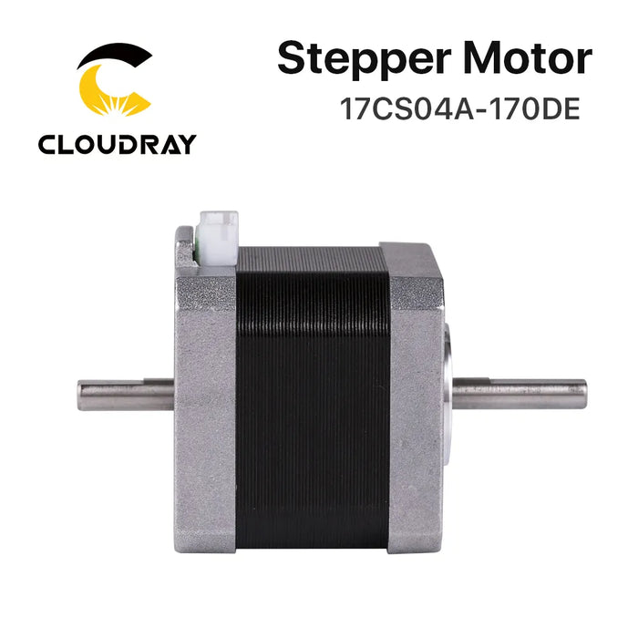 Cloudray Nema 17 Stepper Motor – 40mm, 42Ncm, 1.7A, Double Shaft, 2-Phase