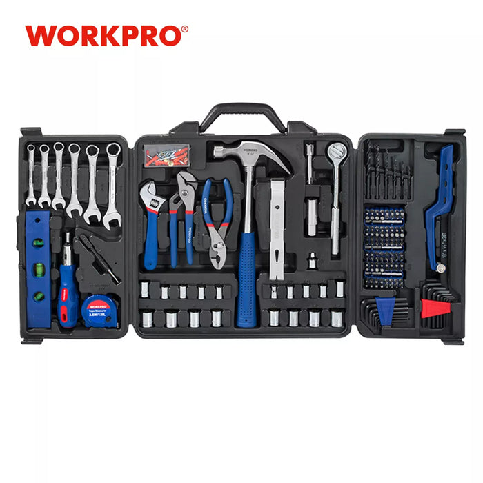 WORKPRO 201PC Tool Set Home Instruments Hand Tools Socket Set Ratchet