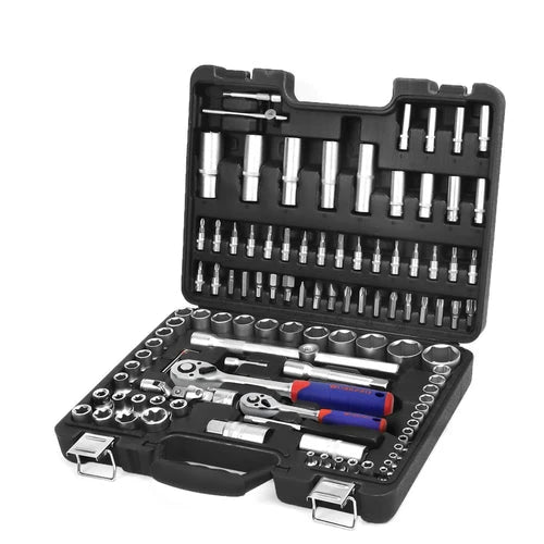 24/64/108-Piece Tool Set – Wrench &amp; Socket Set with 3/8" Ratchet Wrench