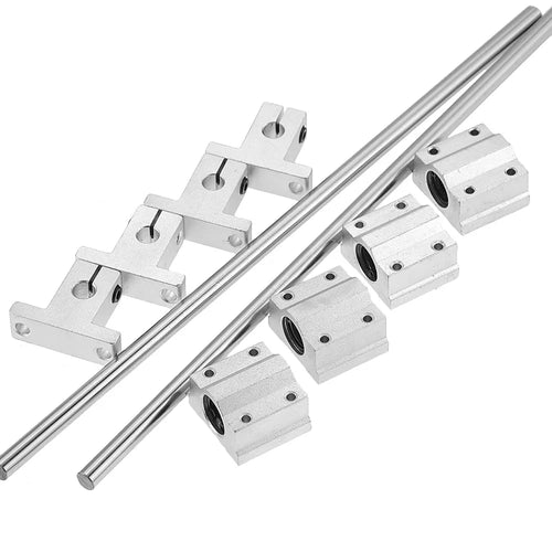 Optical Axis Linear Rail Shaft Set - Carbon Steel Chrome Plated