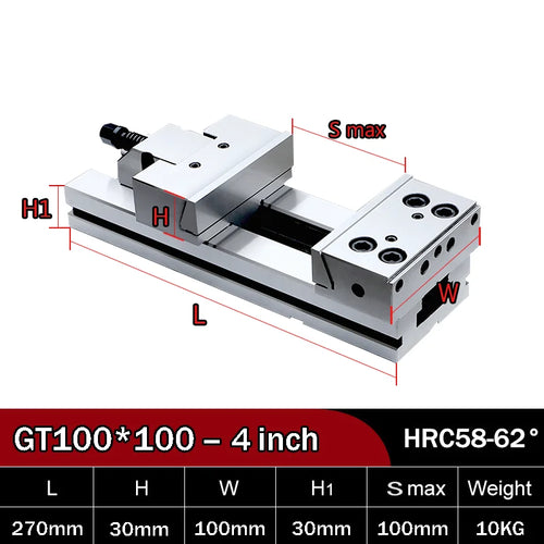 Precision Bench Vise Work Bench 4/5/6Inch Clamp Machine Large Opening