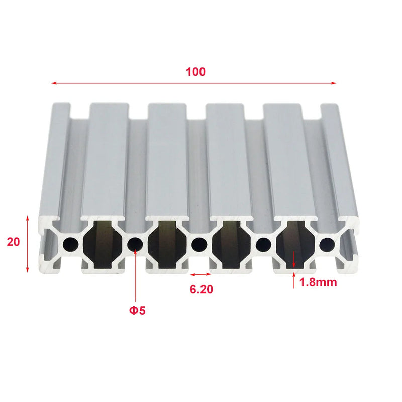 20x100 Modular Aluminum Profile System