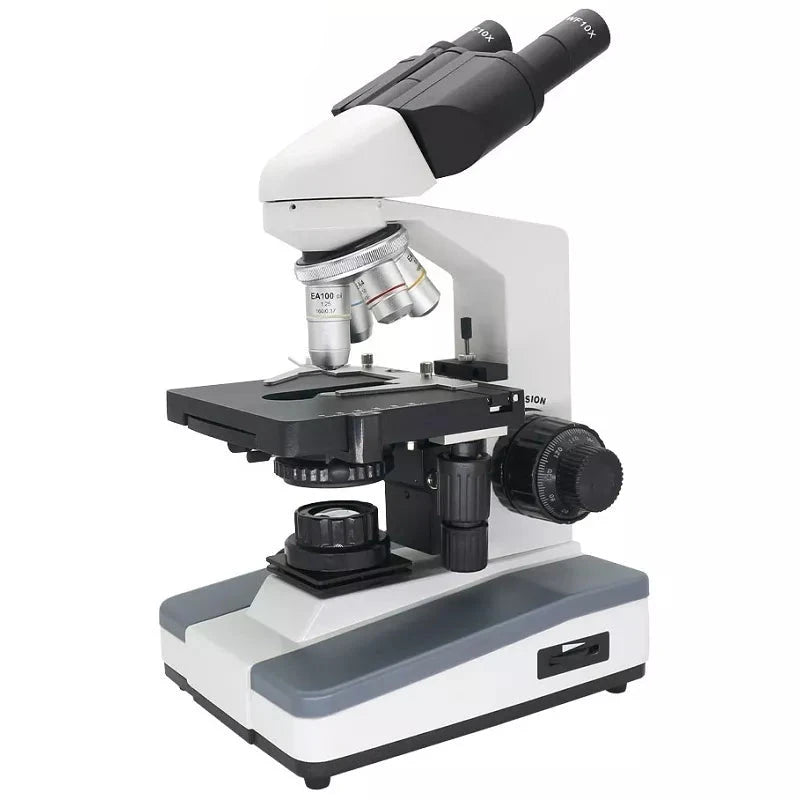 Microscopio binocular con fuente de luz de microscopio biológico 40-1600X 