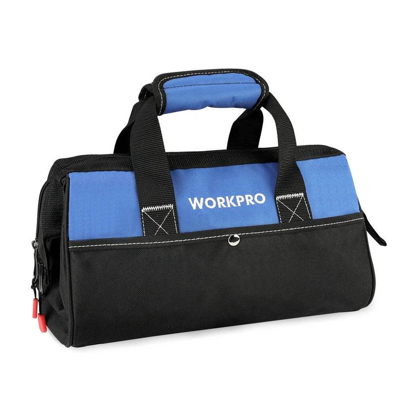 Bolsa para herramientas de mano WORKPRO de 13 pulgadas, bolsa para electricista de poliéster 600D 