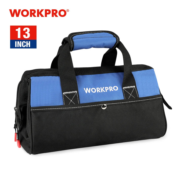 WORKPRO 13 inch Hand Tool Bag 600D Polyester Electrician Bag Tool