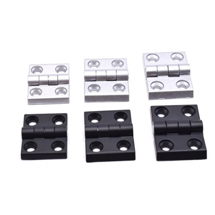 Aluminum Profiles & Zinc Alloy Hinges – Sizes 20x20, 30x30, 30x40, 40x40 with High-Quality Bolts and Nuts