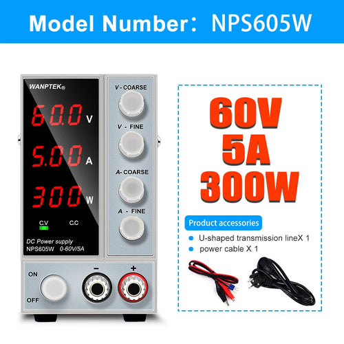 NPS-W Series DC Power Supply – High Precision and Versatility in One Compact Device