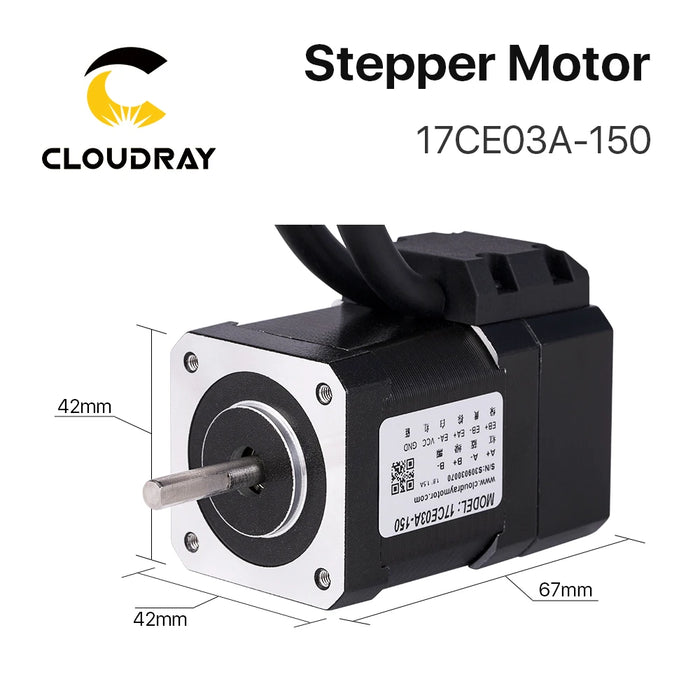 Cloudray Nema 17 Closed Loop Stepper Motor – 0.3N.m, 1.5A