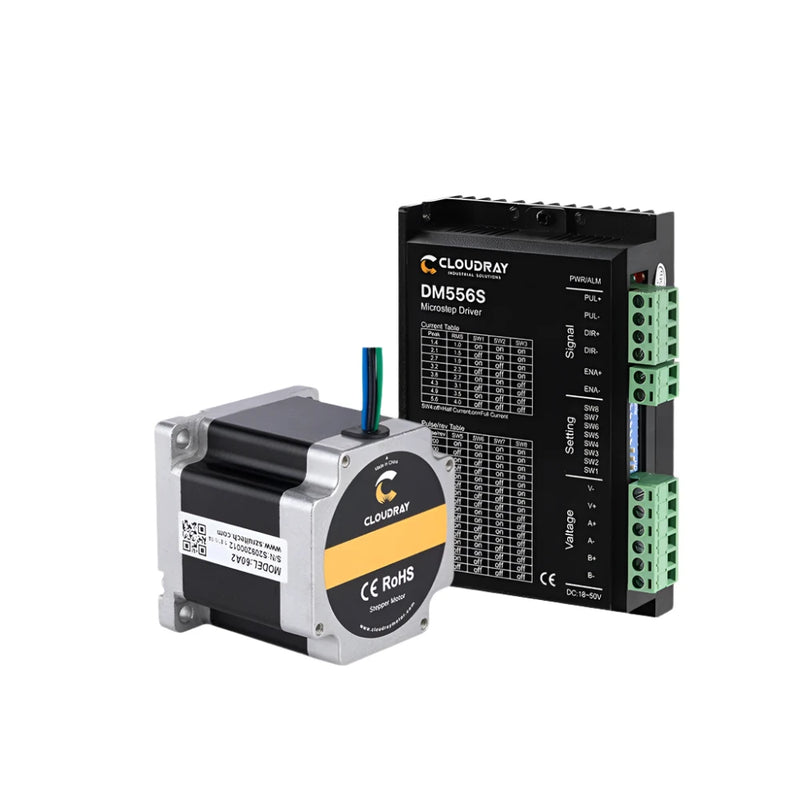 Kit de controlador de motor paso a paso Cloudray Nema 23, bucle abierto 2,2 Nm 4A 