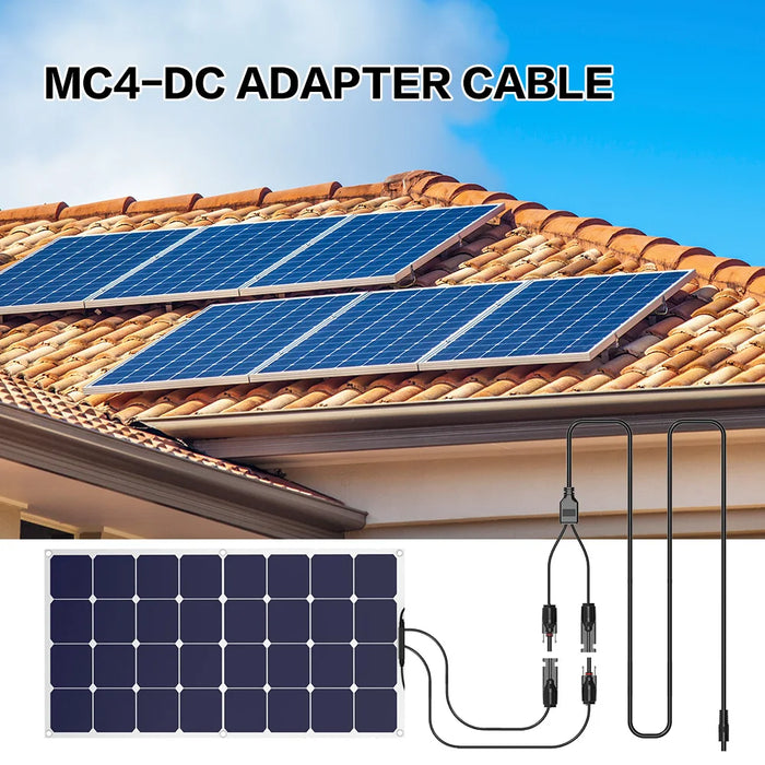 ALLPOWERS Cable Solar 1.5M 16AWG con Conector Hembra y Macho DC 